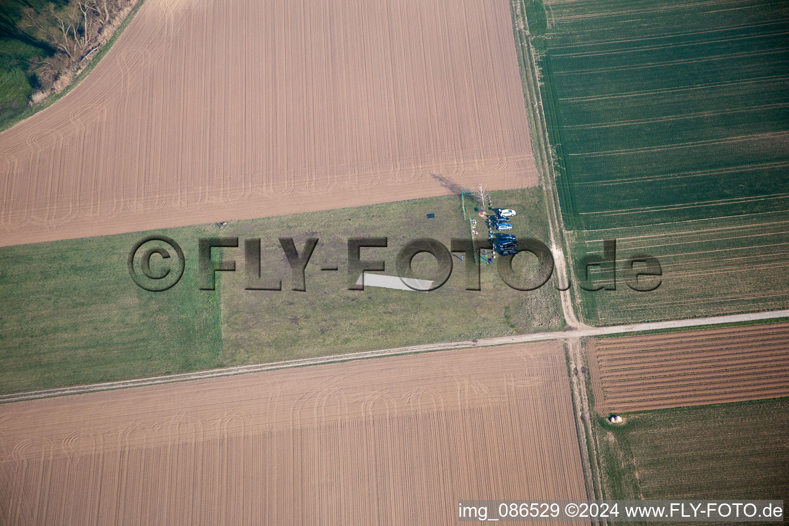 Aerial view of Model Flying Club Altdorf in Altdorf in the state Rhineland-Palatinate, Germany