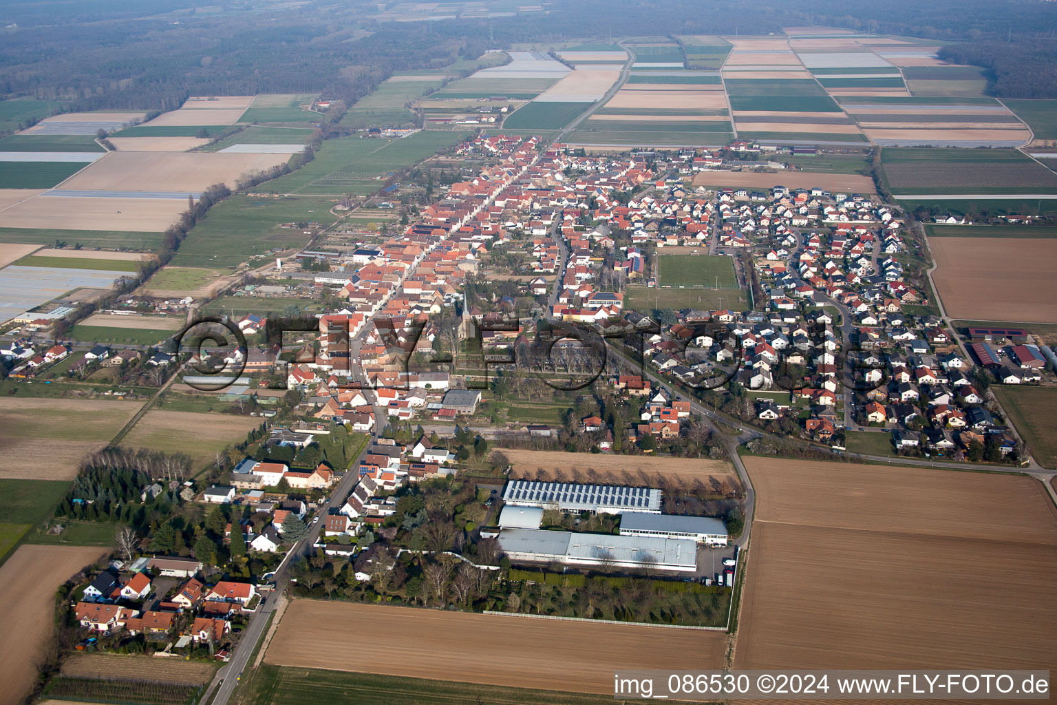 Gommersheim in the state Rhineland-Palatinate, Germany