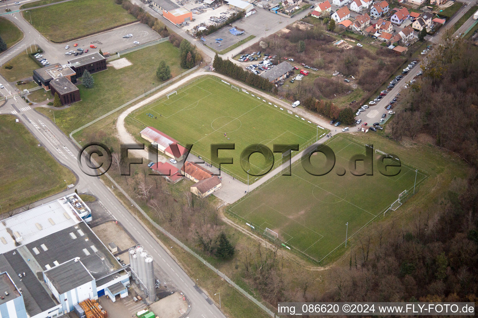 Drusenheim in the state Bas-Rhin, France