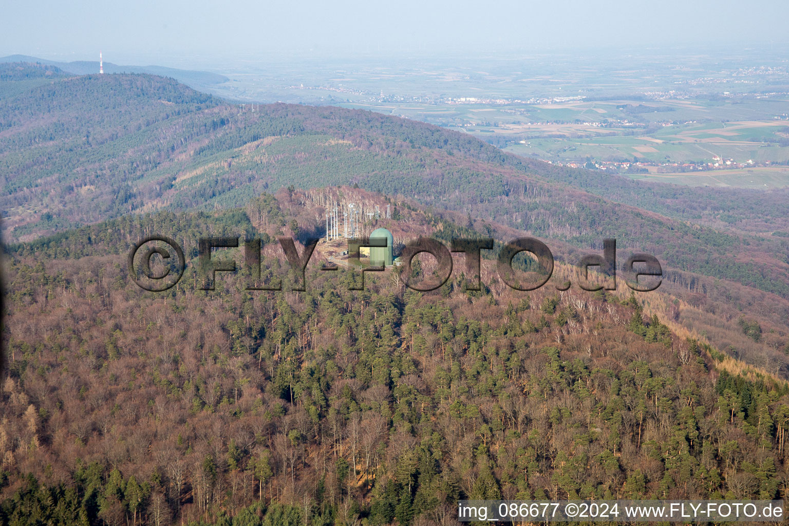 Drone recording of Lampertsloch in the state Bas-Rhin, France