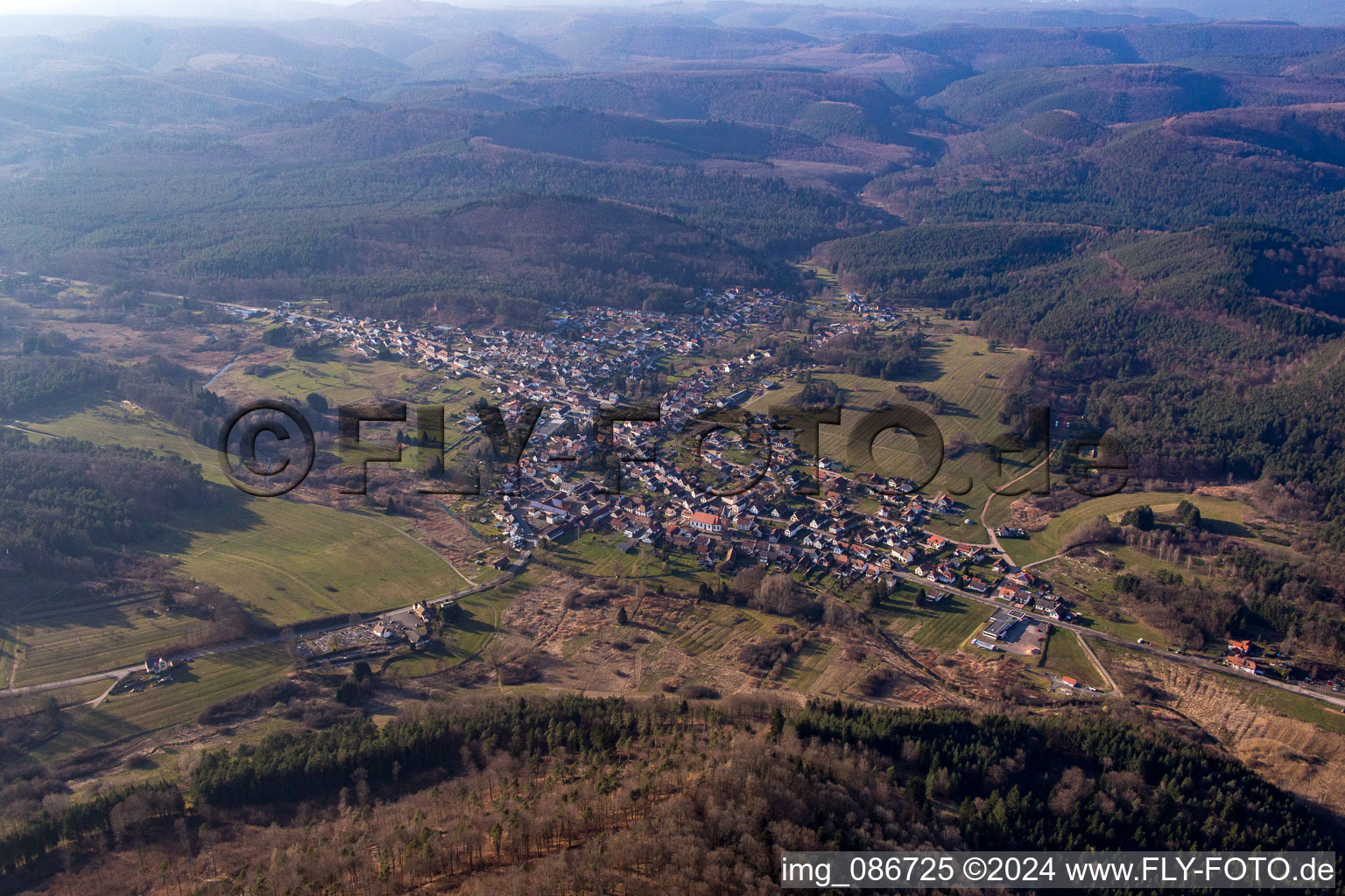 Fischbach bei Dahn in the state Rhineland-Palatinate, Germany