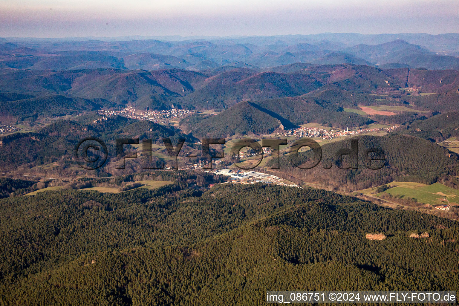 Erfweiler in Schindhard in the state Rhineland-Palatinate, Germany