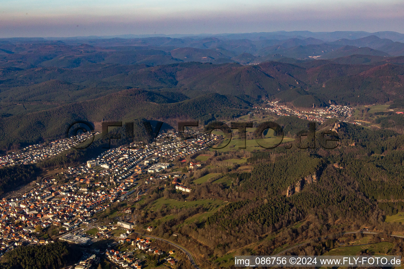 Dahn in the state Rhineland-Palatinate, Germany