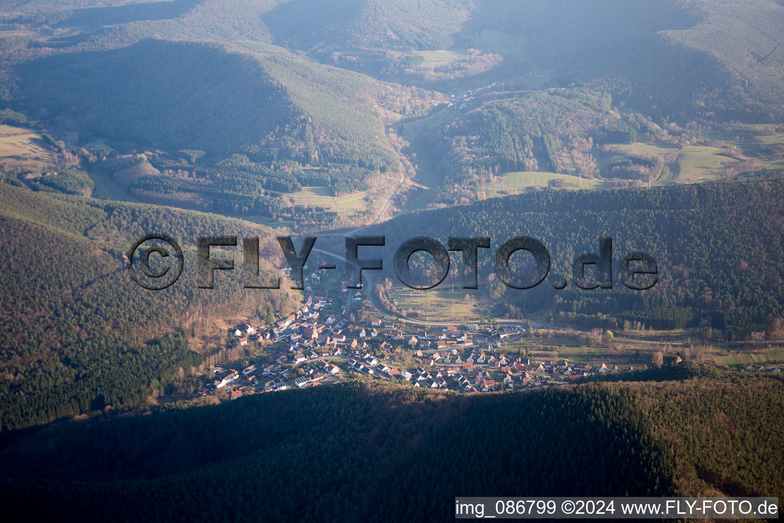 Oblique view of Lug in the state Rhineland-Palatinate, Germany