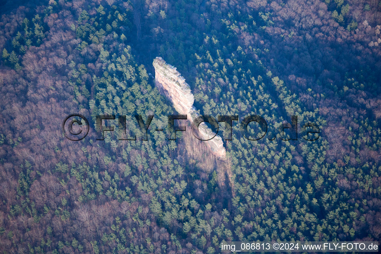 Wernersberg in the state Rhineland-Palatinate, Germany out of the air