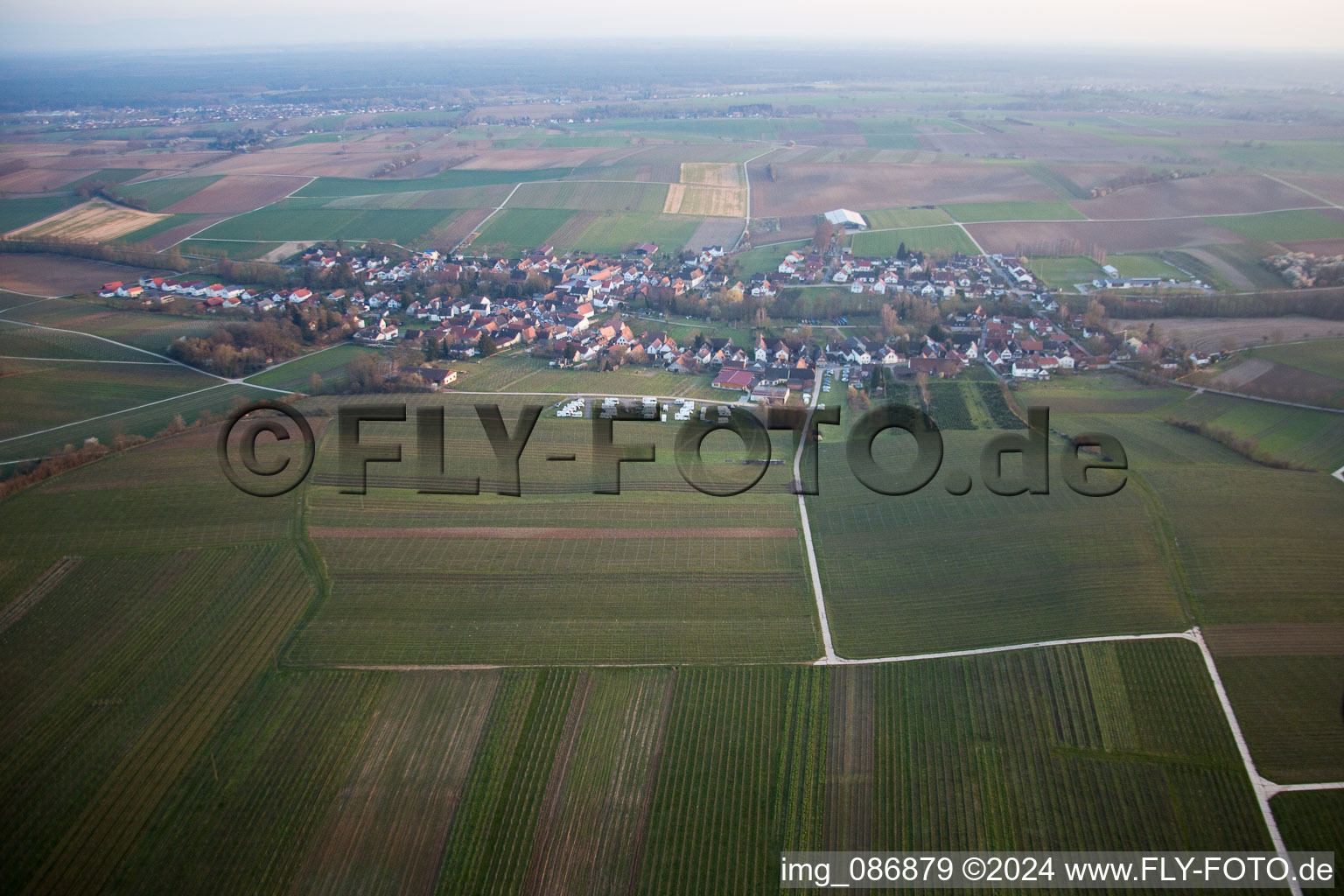 Motorhome site in Dierbach in the state Rhineland-Palatinate, Germany