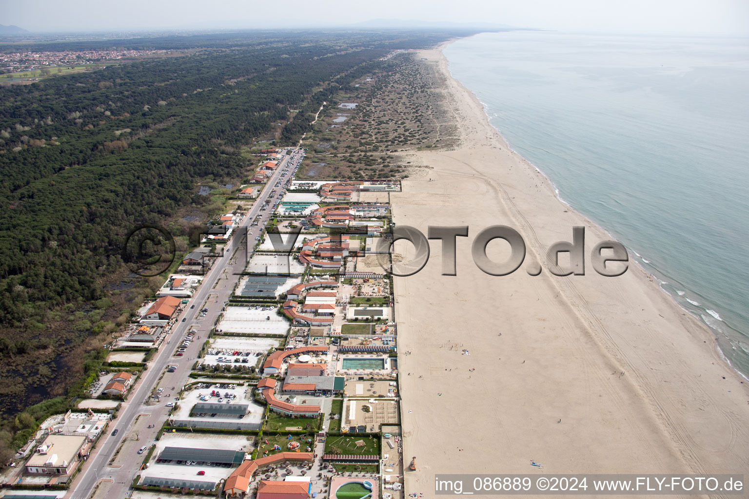 Viareggio in the state Lucca, Italy