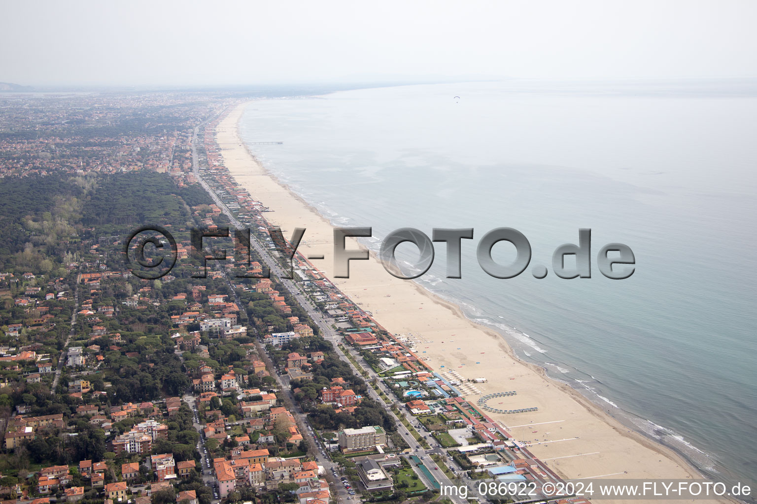 Forte dei Marmi in the state Lucca, Italy