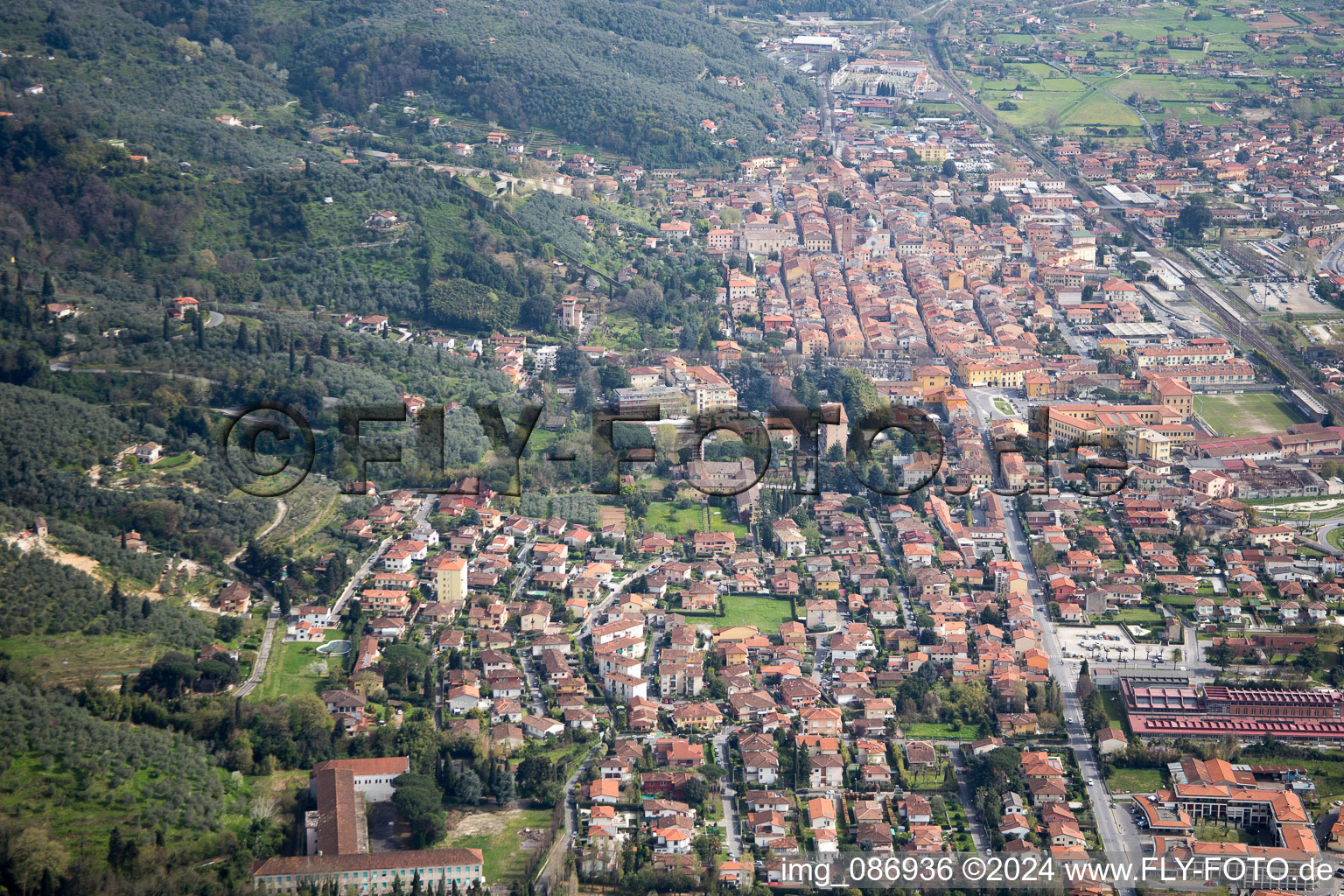 Pietrasanta in the state Lucca, Italy