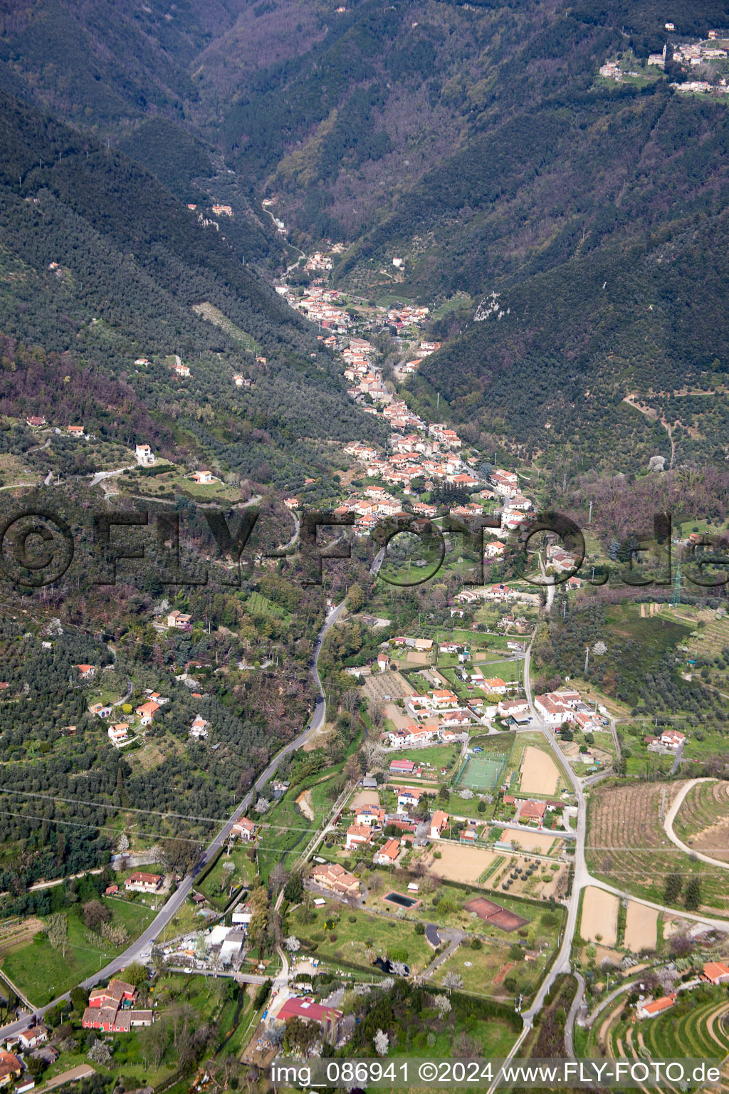 Valdicastello in the state Tuscany, Italy