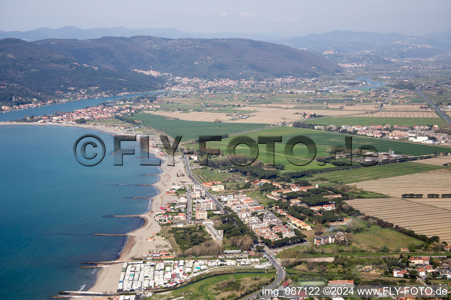 Marina di Carrara in the state Massa-Carrara, Italy