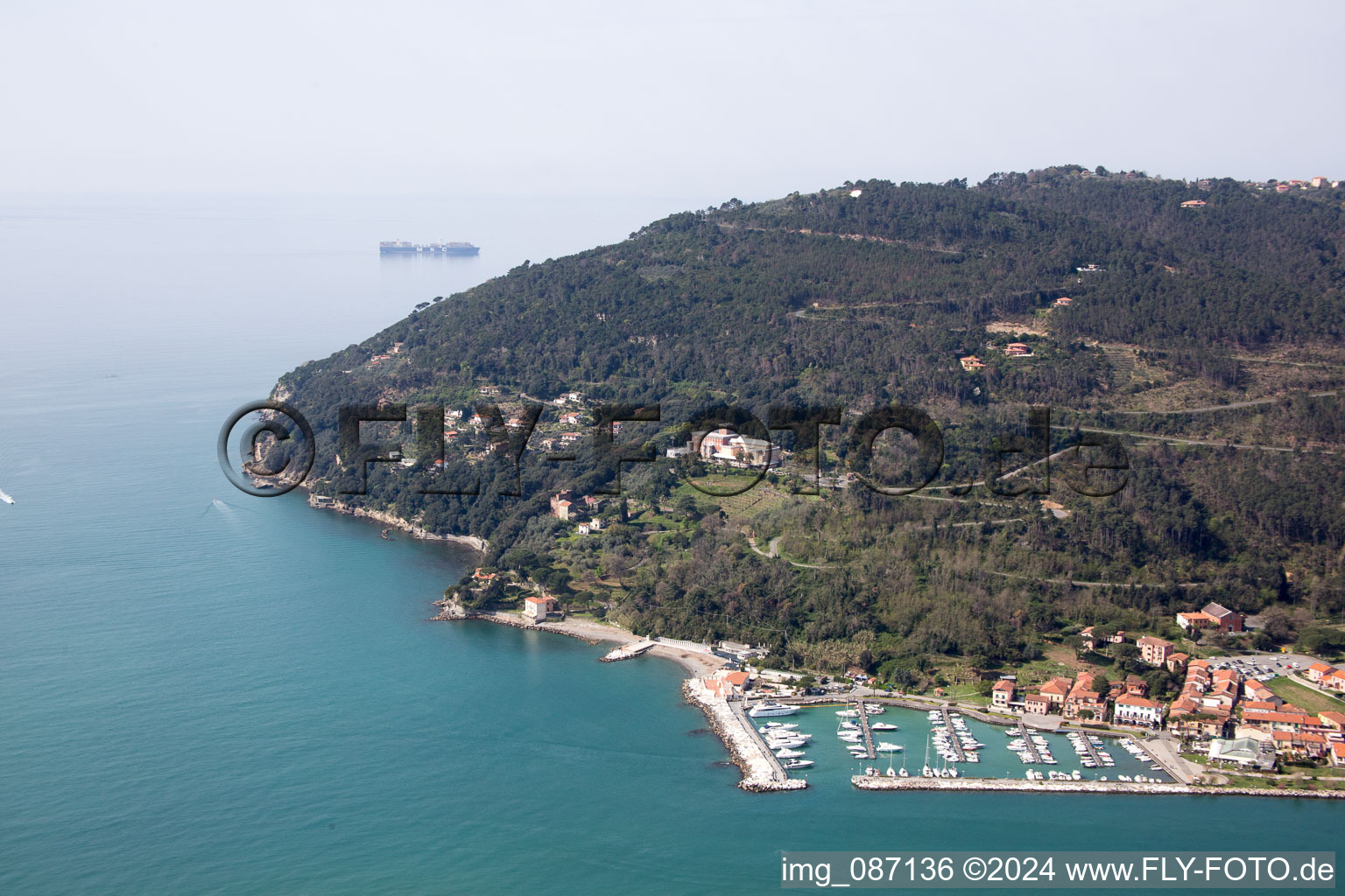 Fiumaretta di Ameglia in the state Liguria, Italy