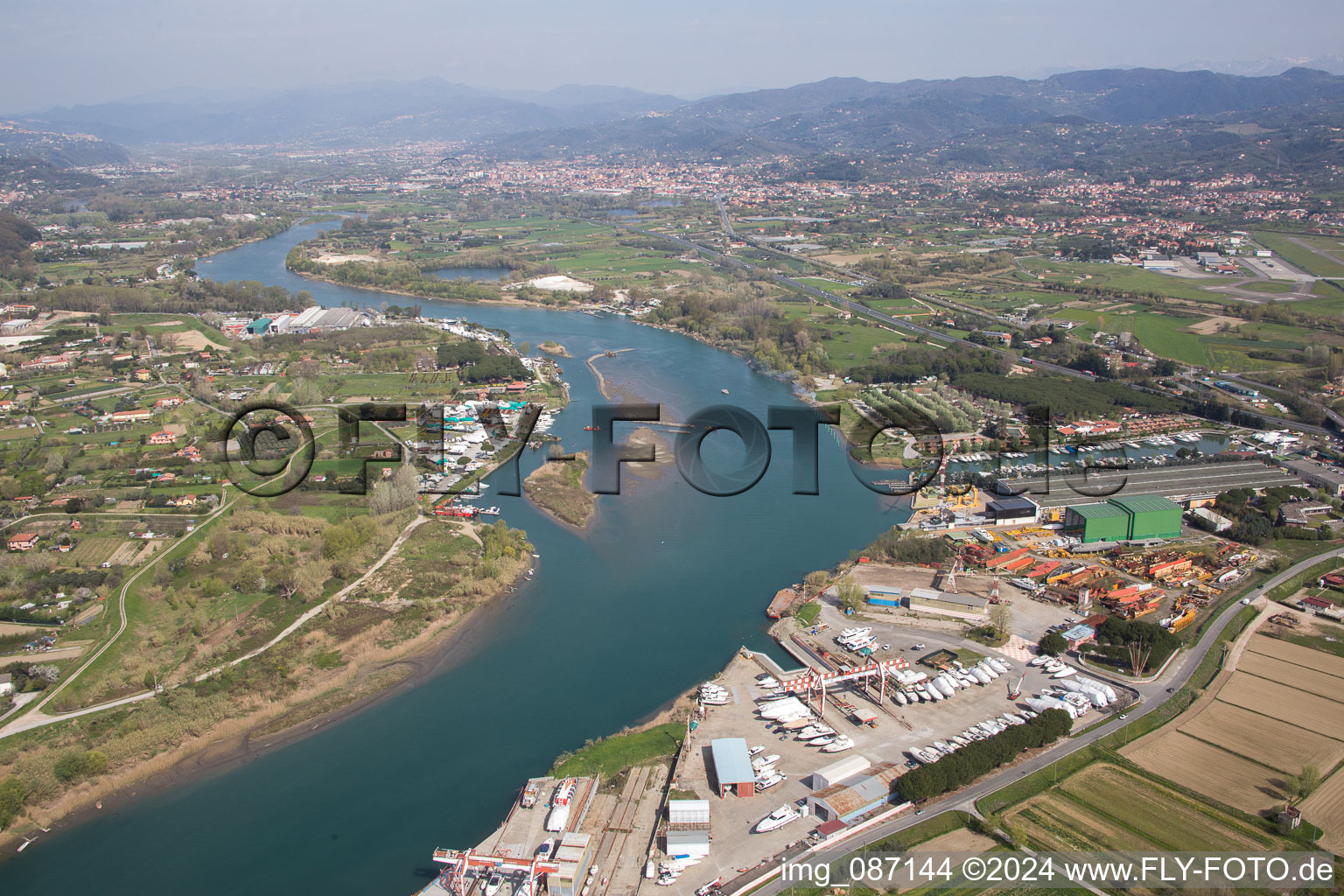 Ameglia in the state Liguria, Italy