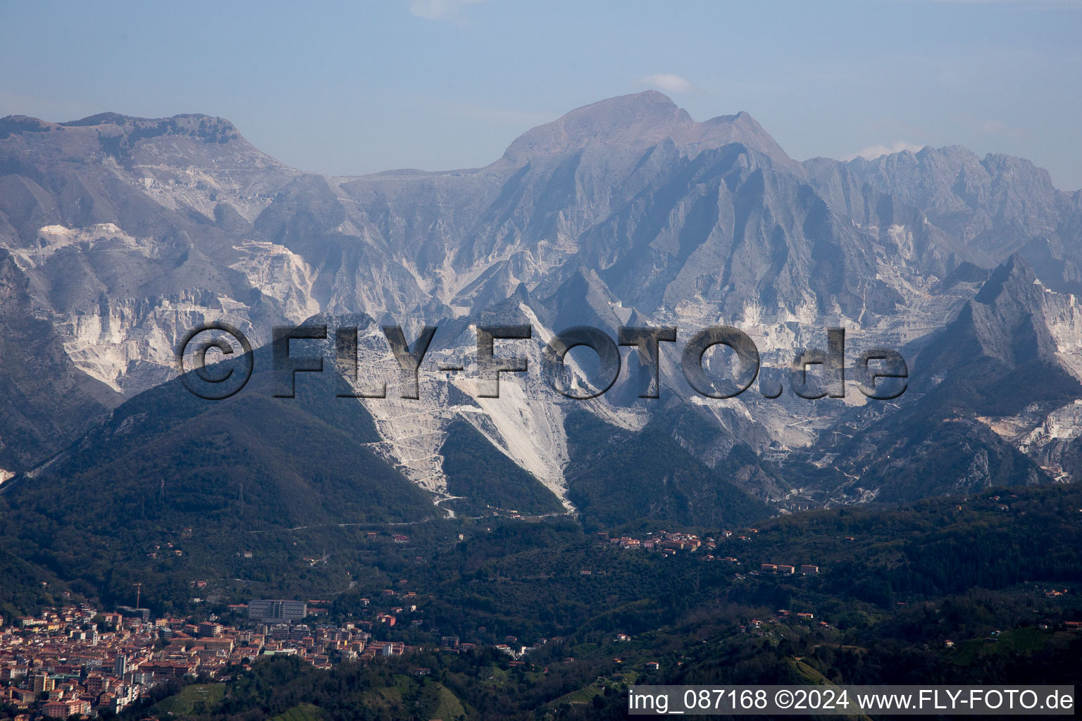 Carrara in the state Massa-Carrara, Italy