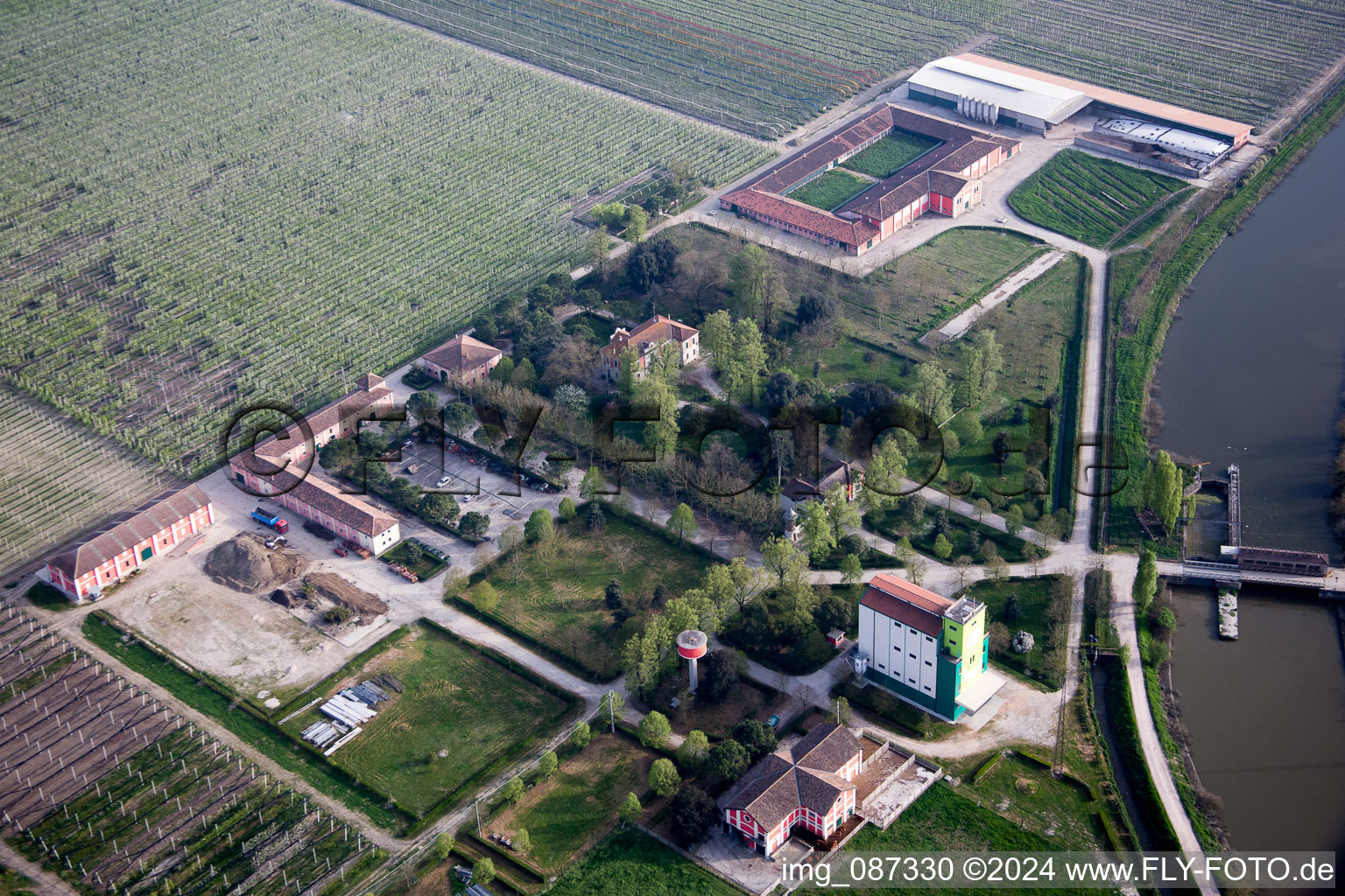 Lodigiana in the state Emilia Romagna, Italy