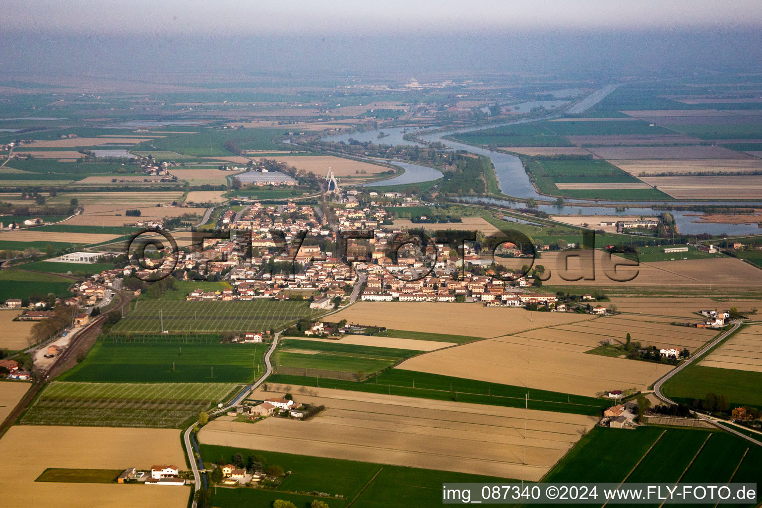 Ostellato in the state Emilia Romagna, Italy