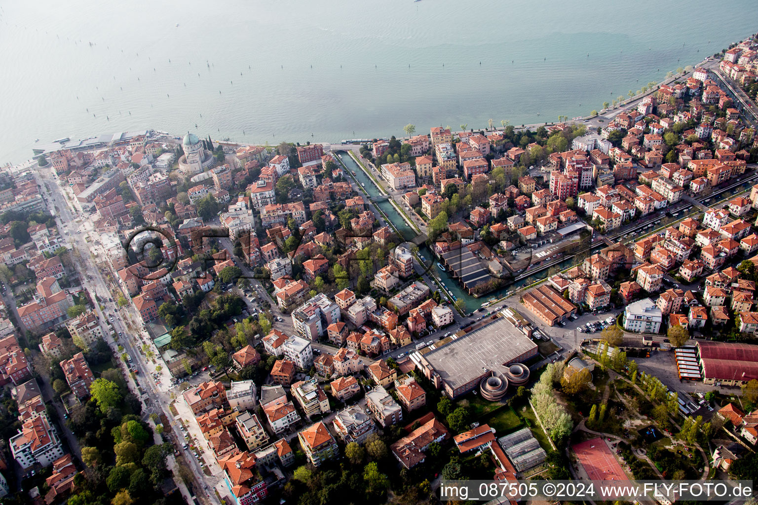 Aerial photograpy of Venezia in the state Veneto, Italy