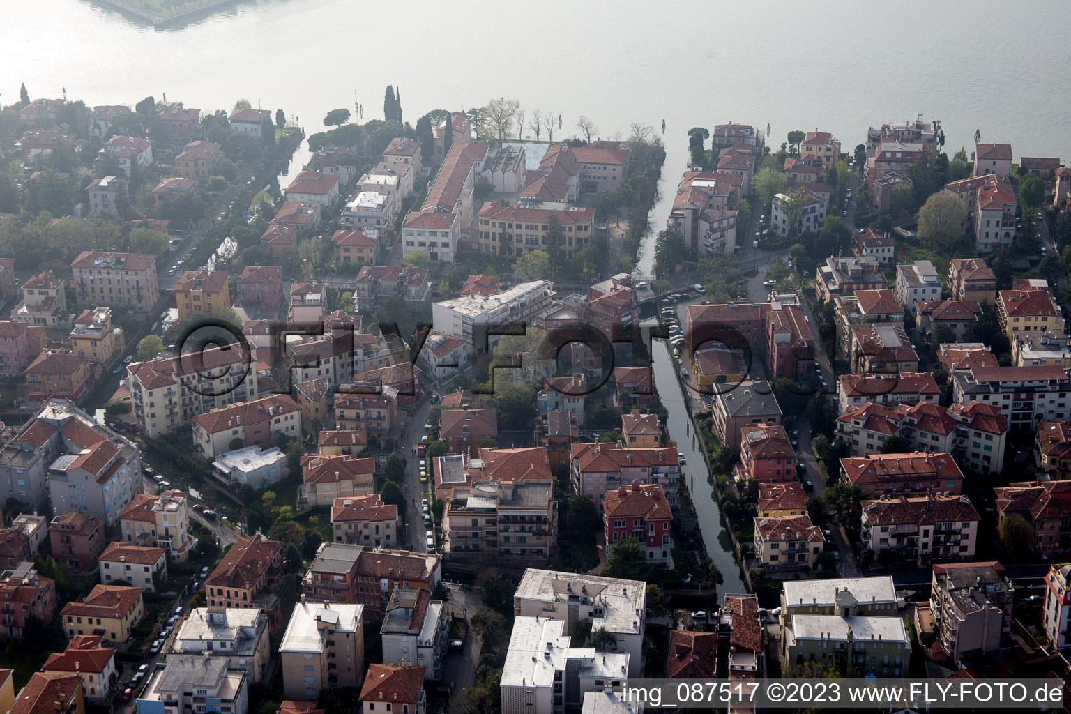 Venezia in the state Veneto, Italy seen from above