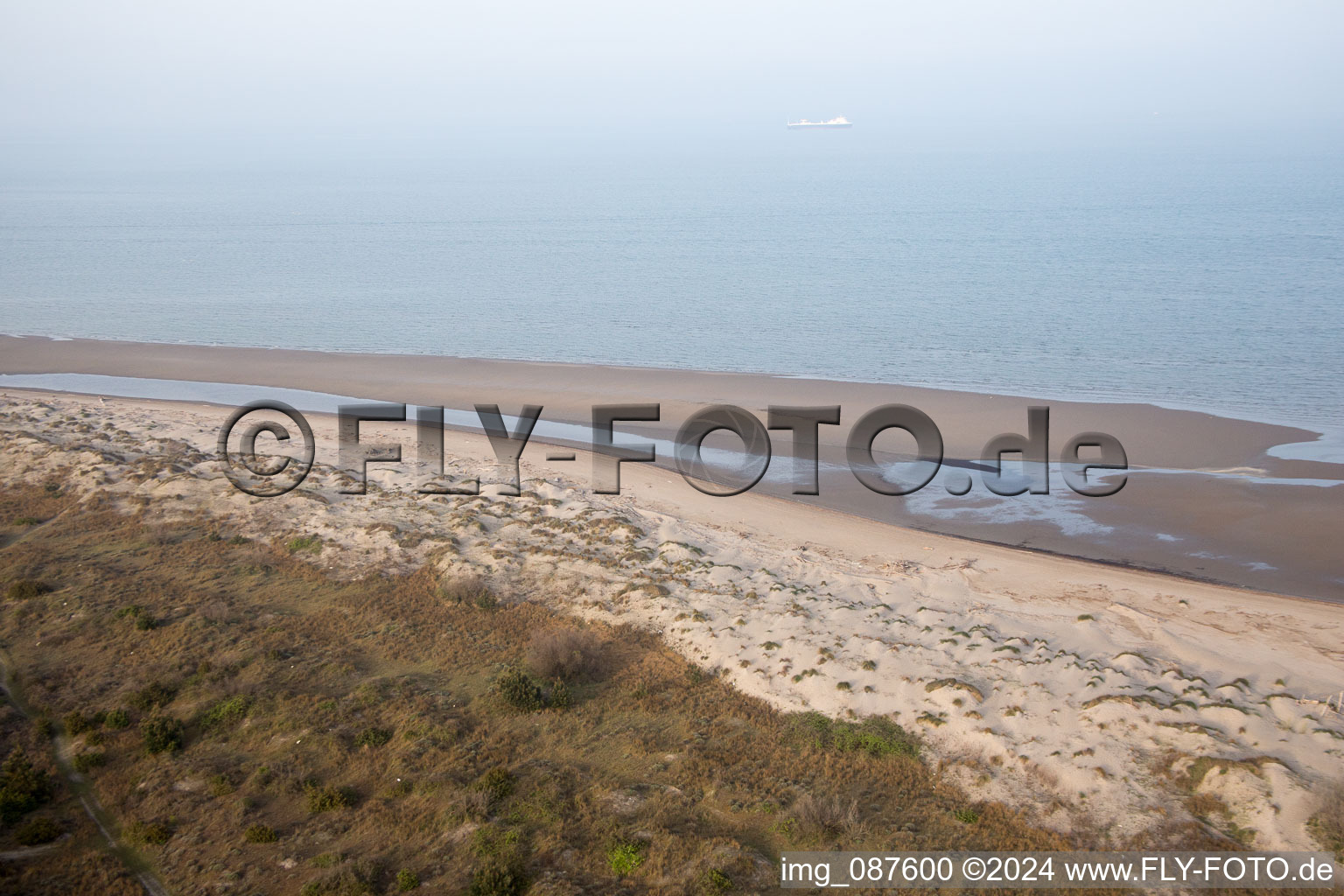 Aerial photograpy of Caleri in the state Veneto, Italy