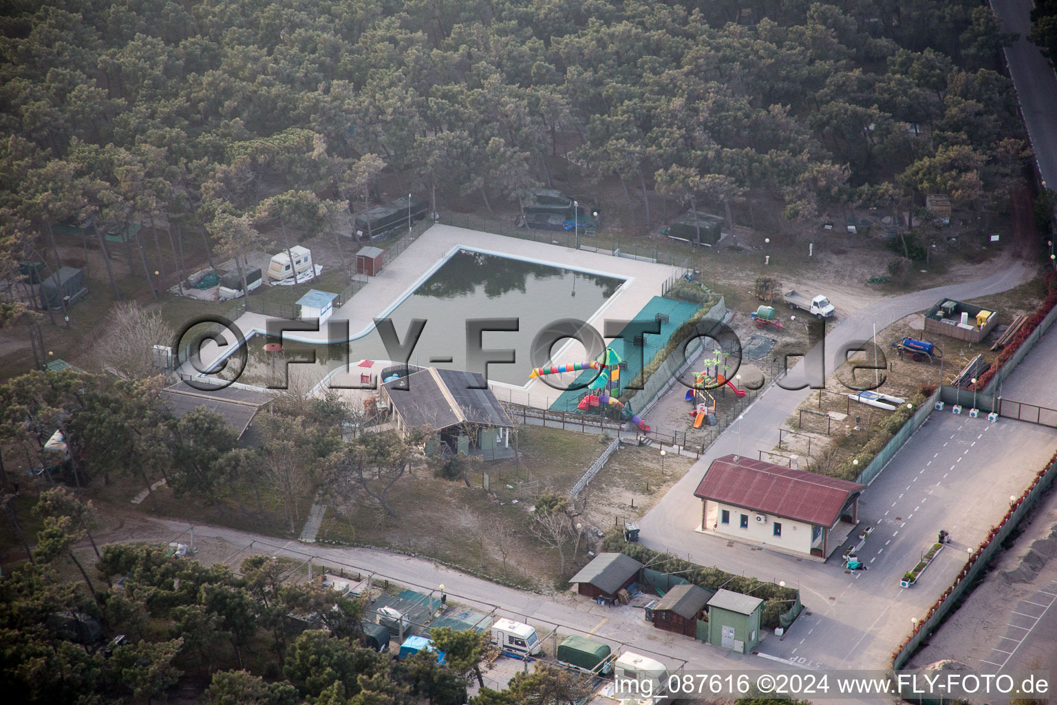 Caleri in the state Veneto, Italy from above