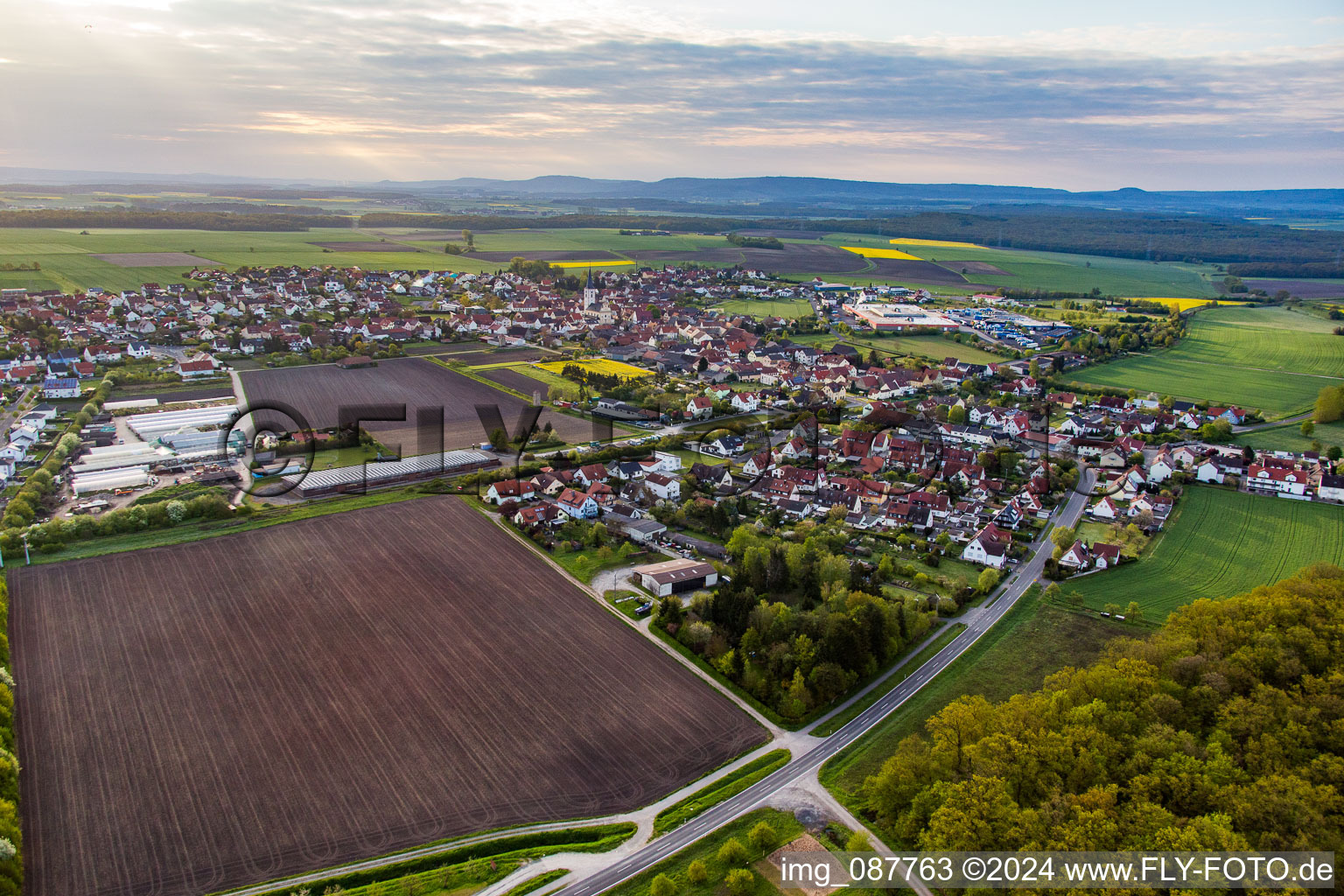 Grettstadt in the state Bavaria, Germany