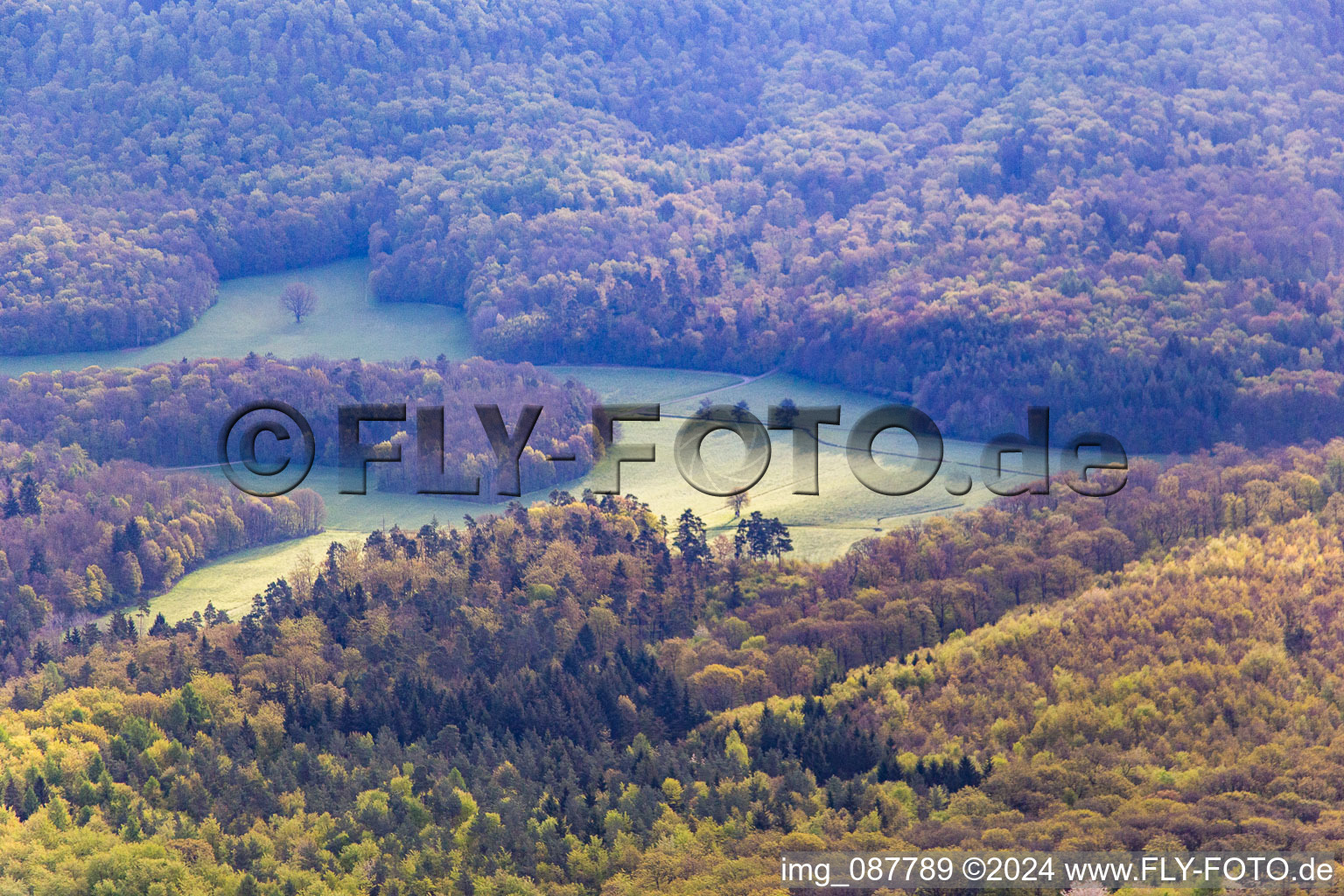 District Michelau in Michelau im Steigerwald in the state Bavaria, Germany