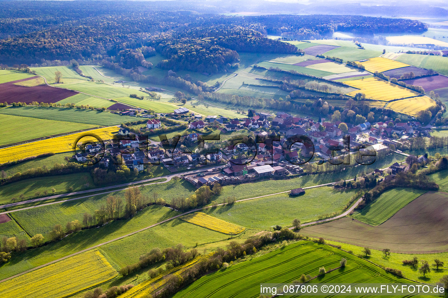 District Theinheim in Rauhenebrach in the state Bavaria, Germany