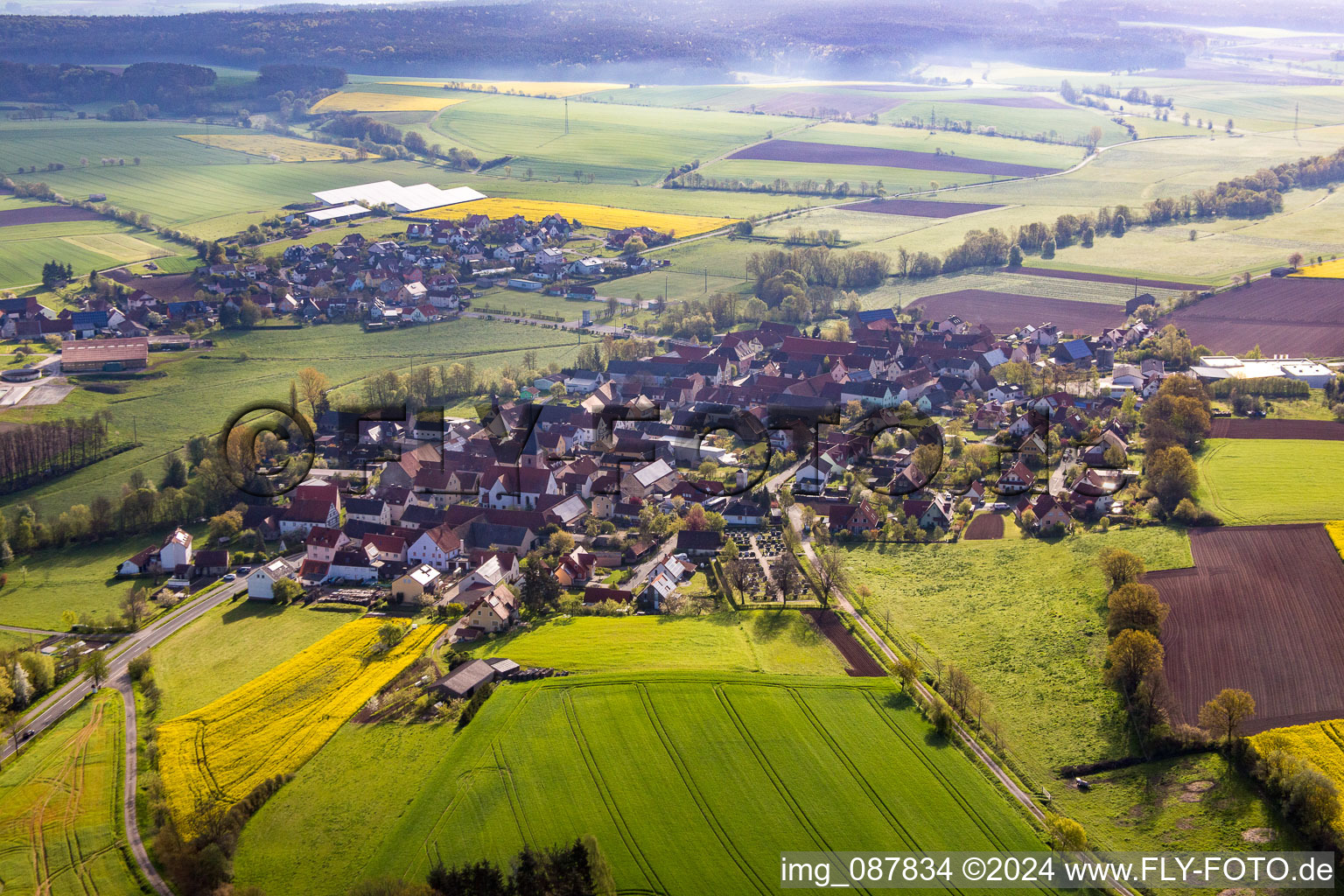 Ampferbach in the state Bavaria, Germany