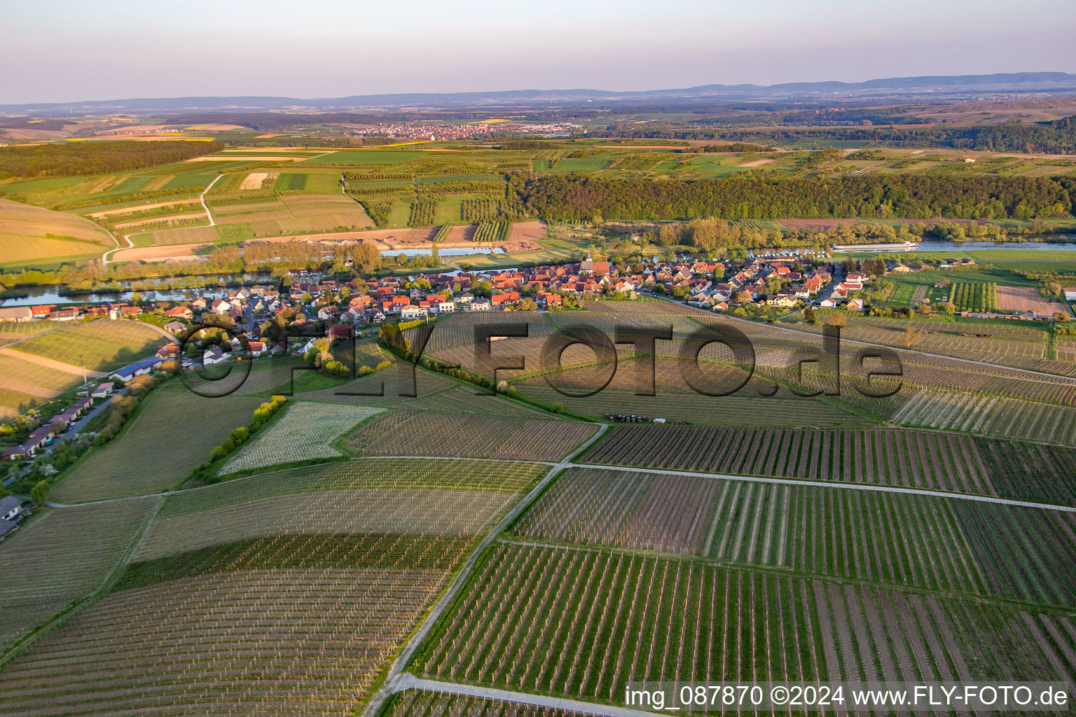 Obereisenheim in the state Bavaria, Germany