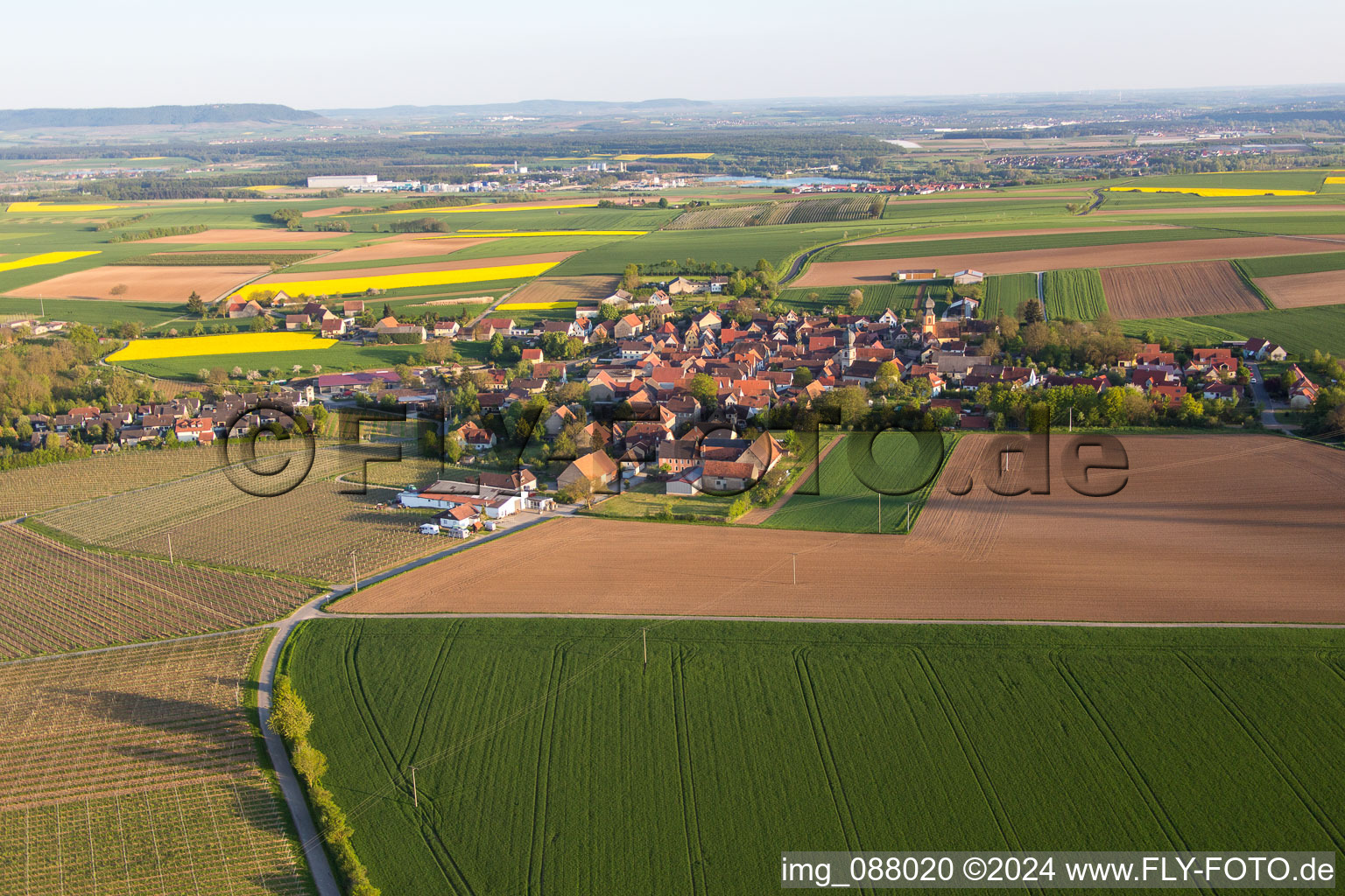 District Neuses am Berg in Dettelbach in the state Bavaria, Germany