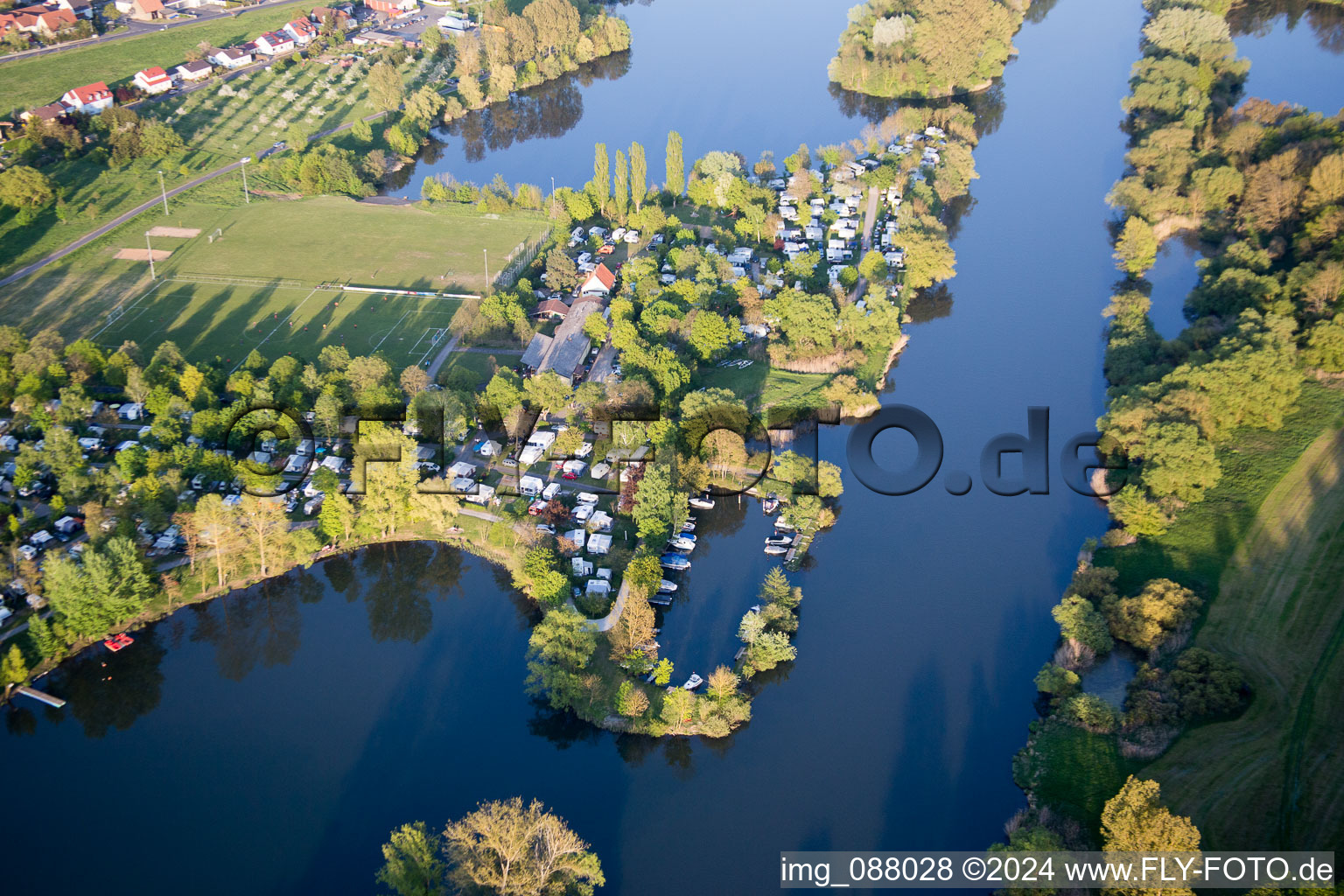 Sommerach in the state Bavaria, Germany