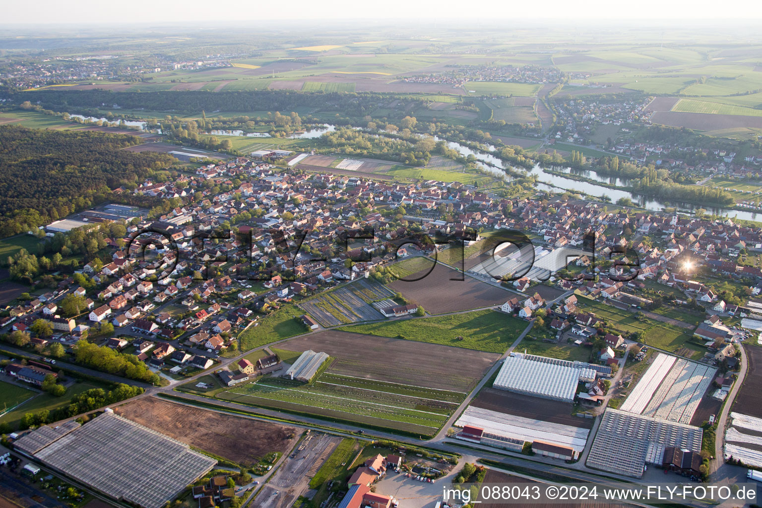 Albertshofen in the state Bavaria, Germany