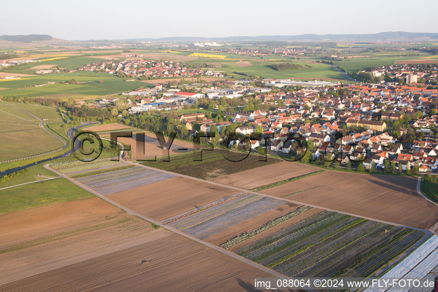 District Hoheim in Kitzingen in the state Bavaria, Germany