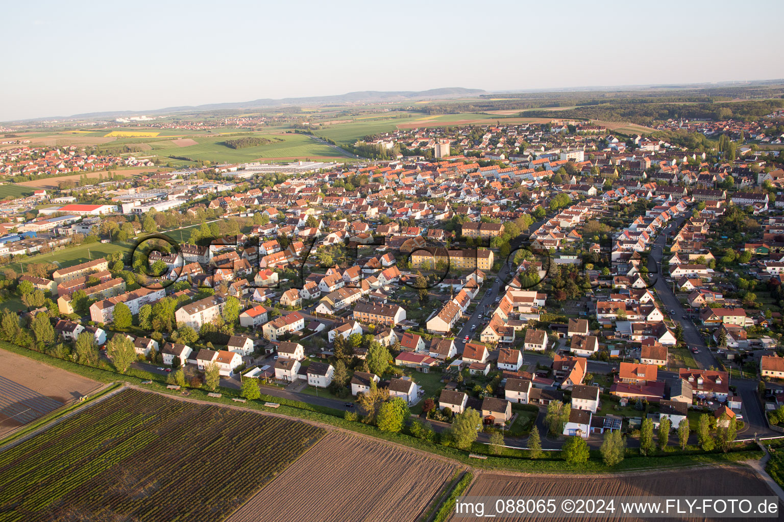 District Sickershausen in Kitzingen in the state Bavaria, Germany