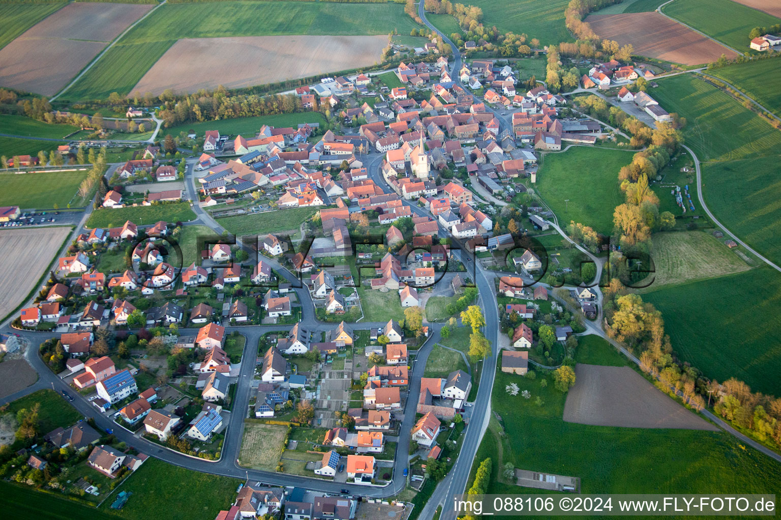 District Stadelschwarzach in Prichsenstadt in the state Bavaria, Germany