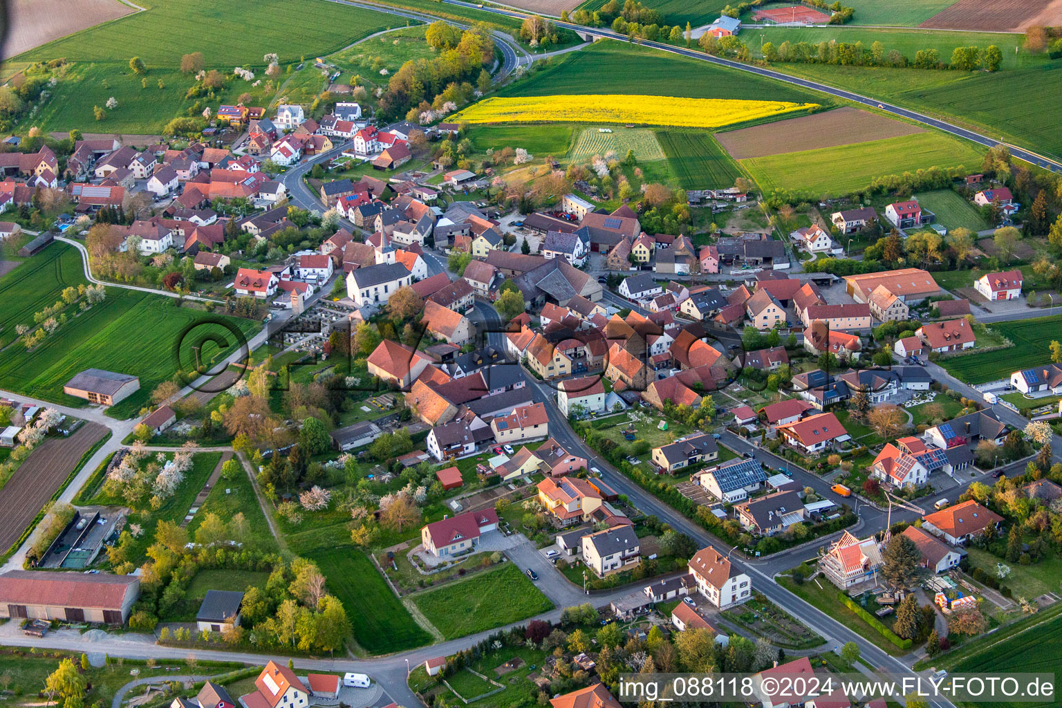 District Schallfeld in Lülsfeld in the state Bavaria, Germany