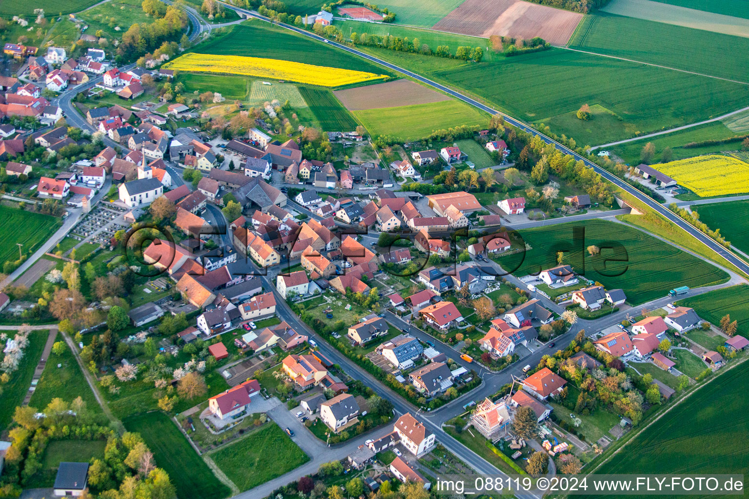 St. Giles in the district Schallfeld in Lülsfeld in the state Bavaria, Germany