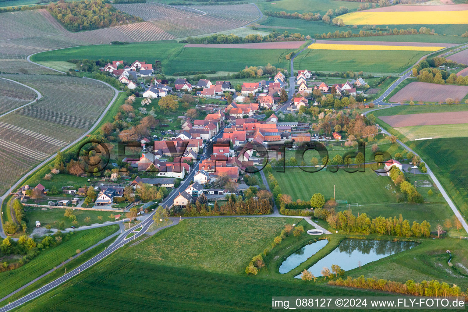 District Wiebelsberg in Oberschwarzach in the state Bavaria, Germany