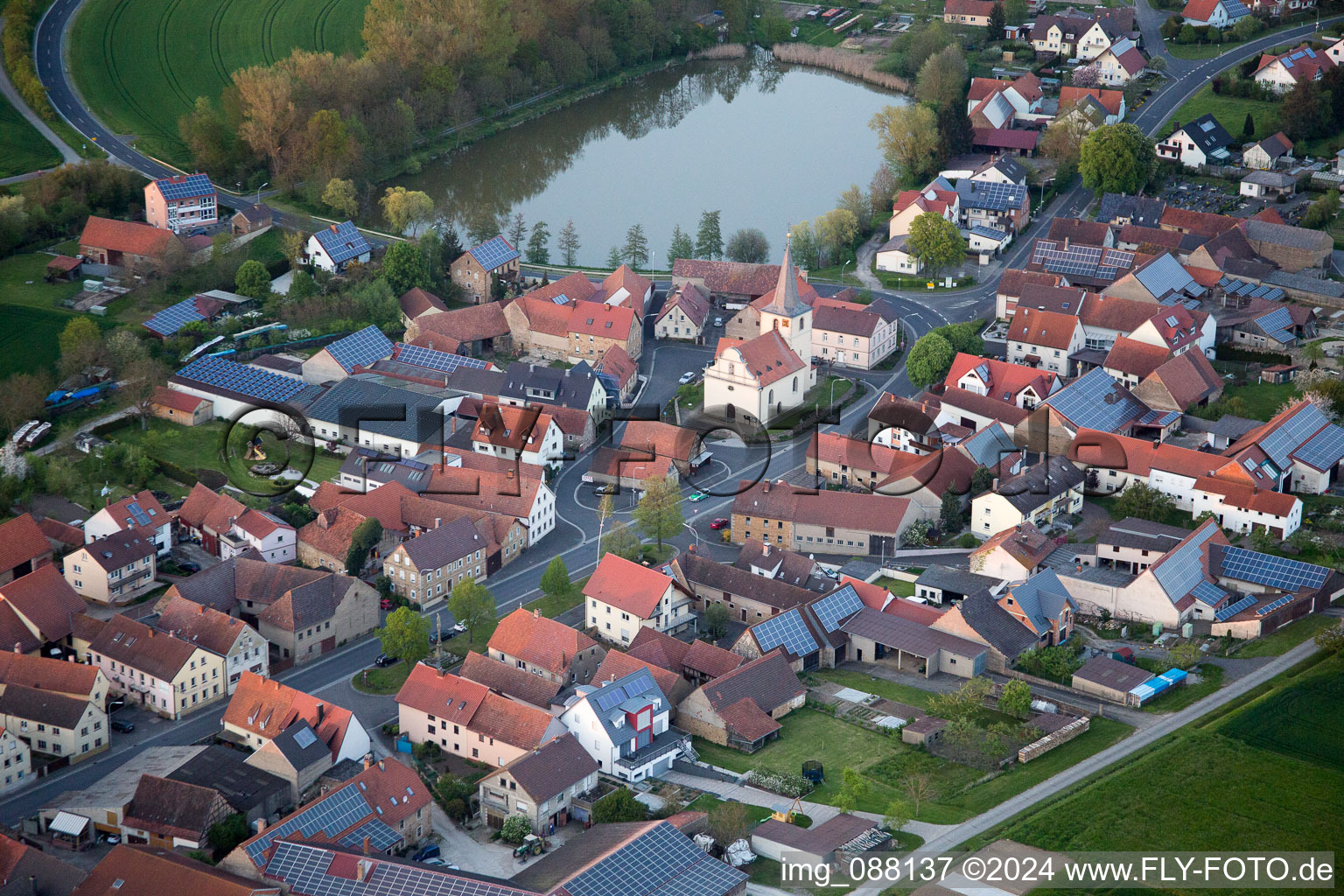 Mönchstockheim in the state Bavaria, Germany