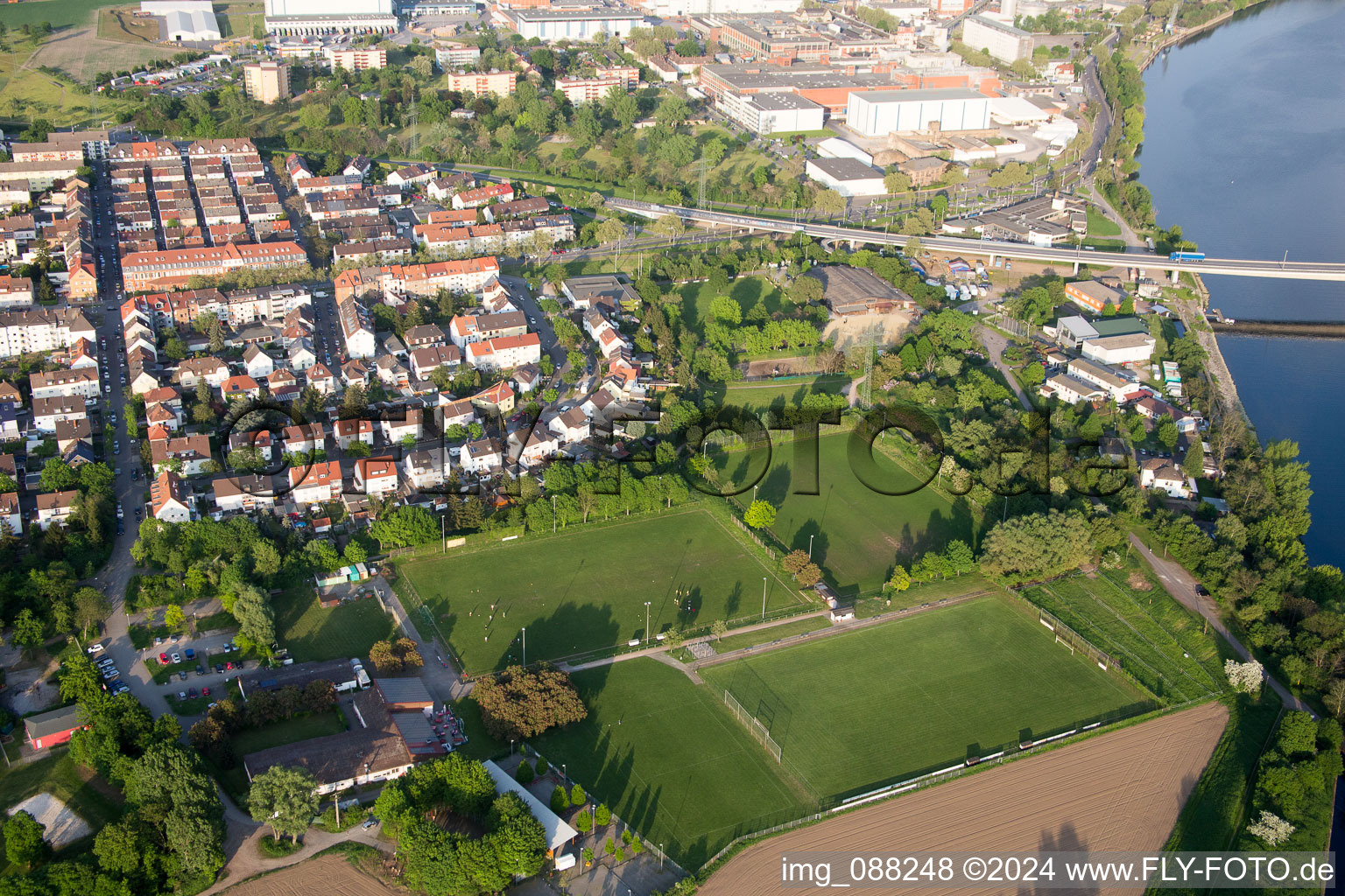 SKV Sandhofen in the district Sandhofen in Mannheim in the state Baden-Wuerttemberg, Germany