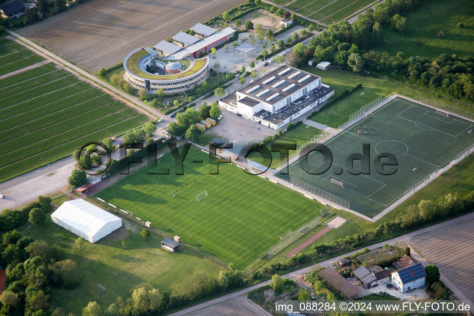 Pestalozzi School in Lampertheim in the state Hesse, Germany