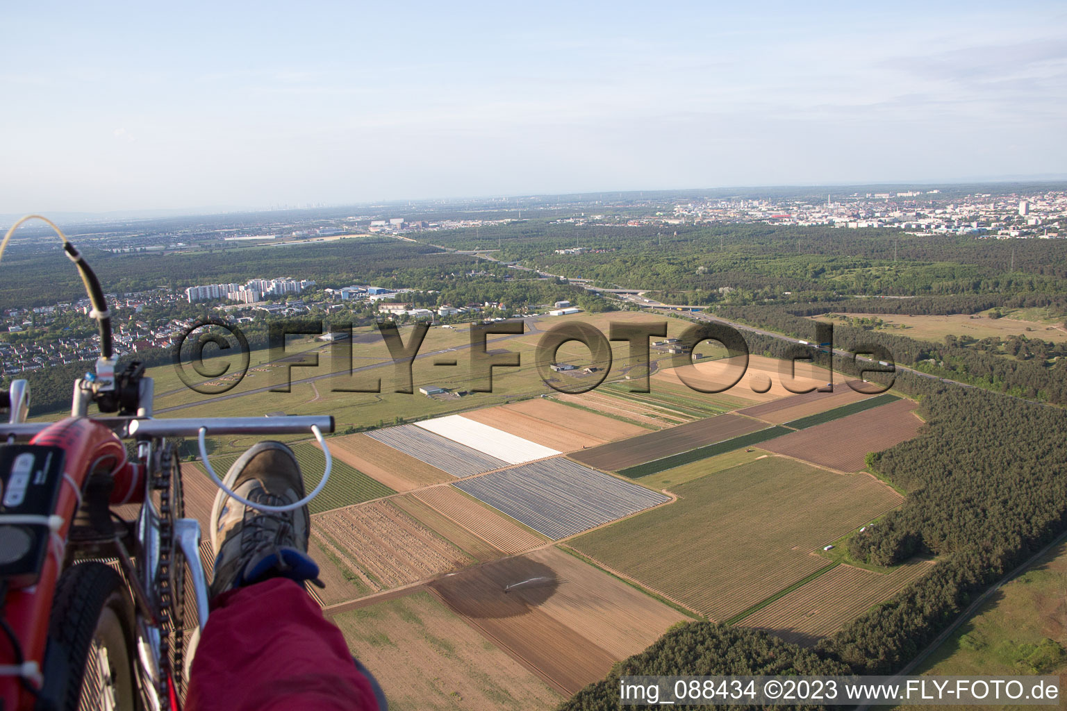 Griesheim, August Euler Airport in the district August-Euler-Fluplatz in Darmstadt in the state Hesse, Germany