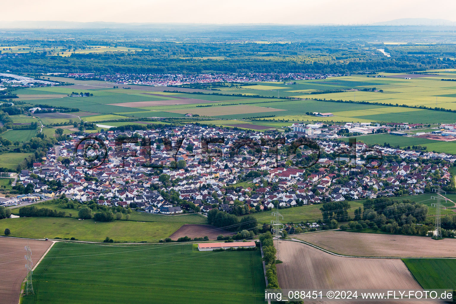 District Wolfskehlen in Riedstadt in the state Hesse, Germany