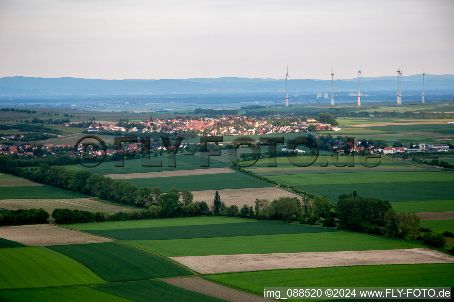 Gau-Odernheim in the state Rhineland-Palatinate, Germany