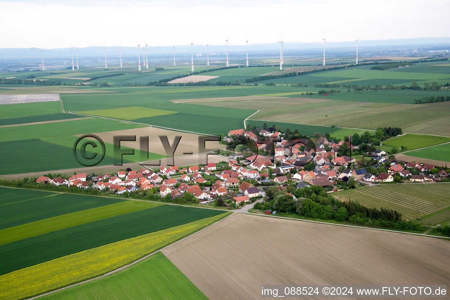 Frettenheim in the state Rhineland-Palatinate, Germany