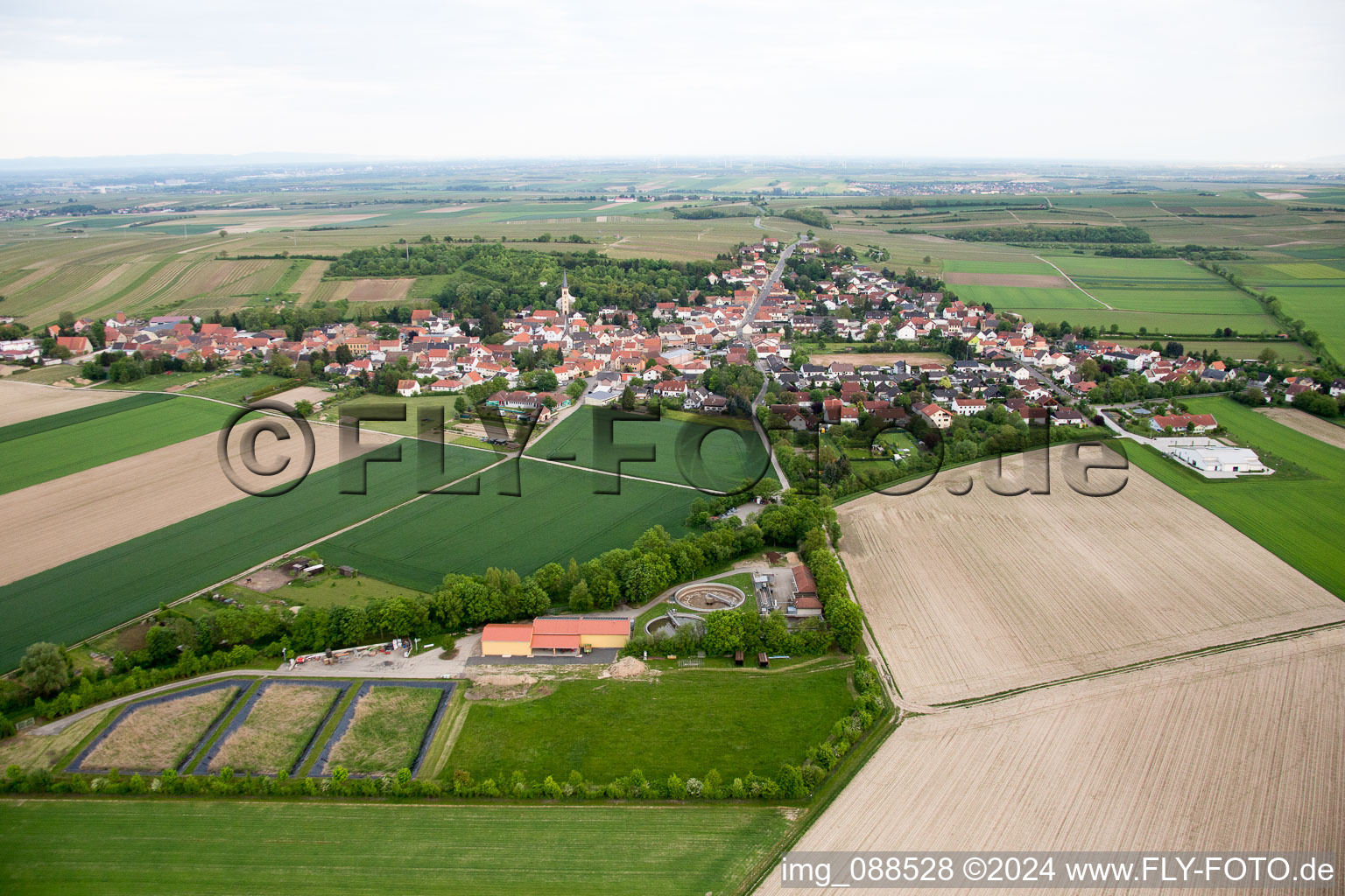 District Heßloch in Dittelsheim-Heßloch in the state Rhineland-Palatinate, Germany