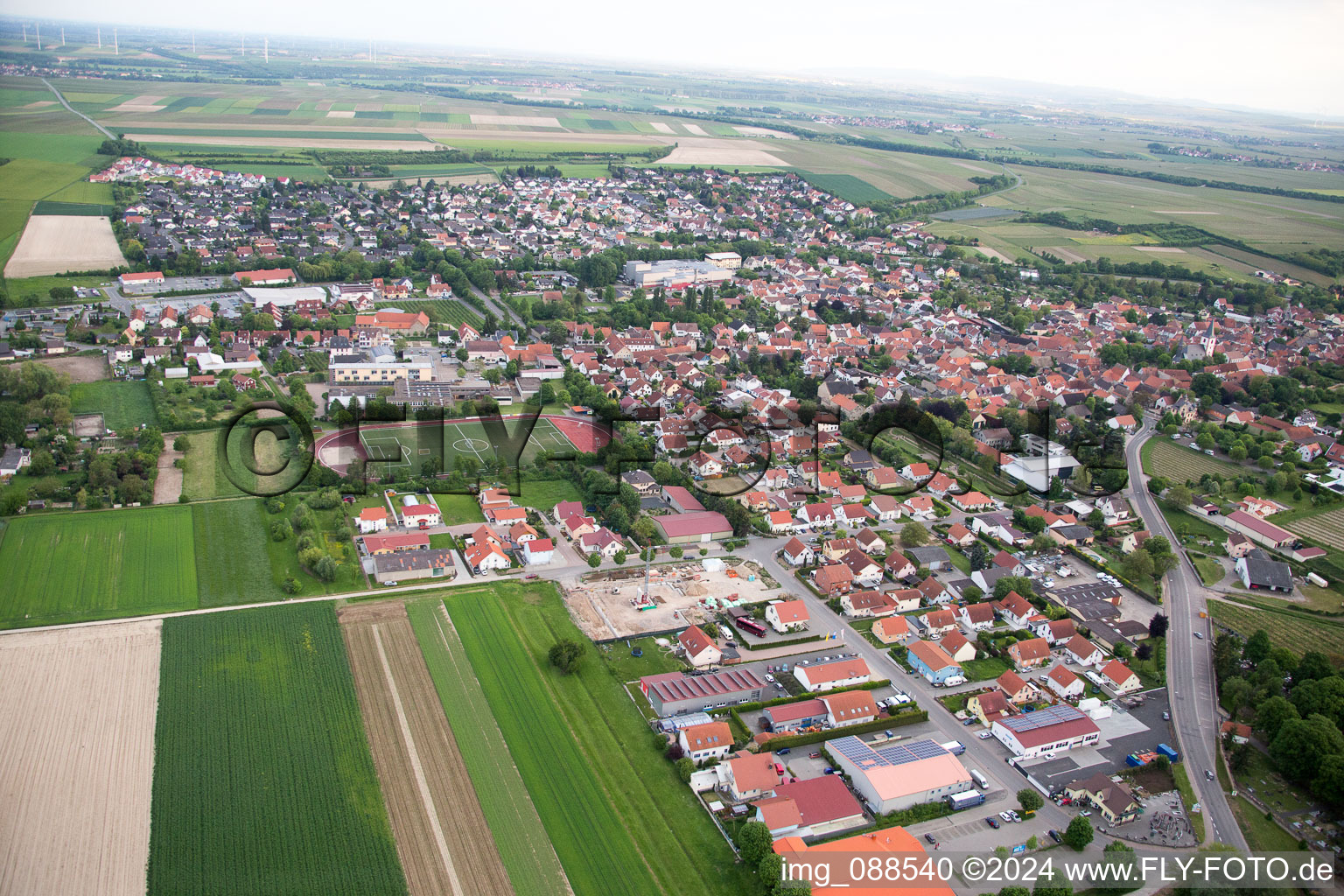 Westhofen in the state Rhineland-Palatinate, Germany