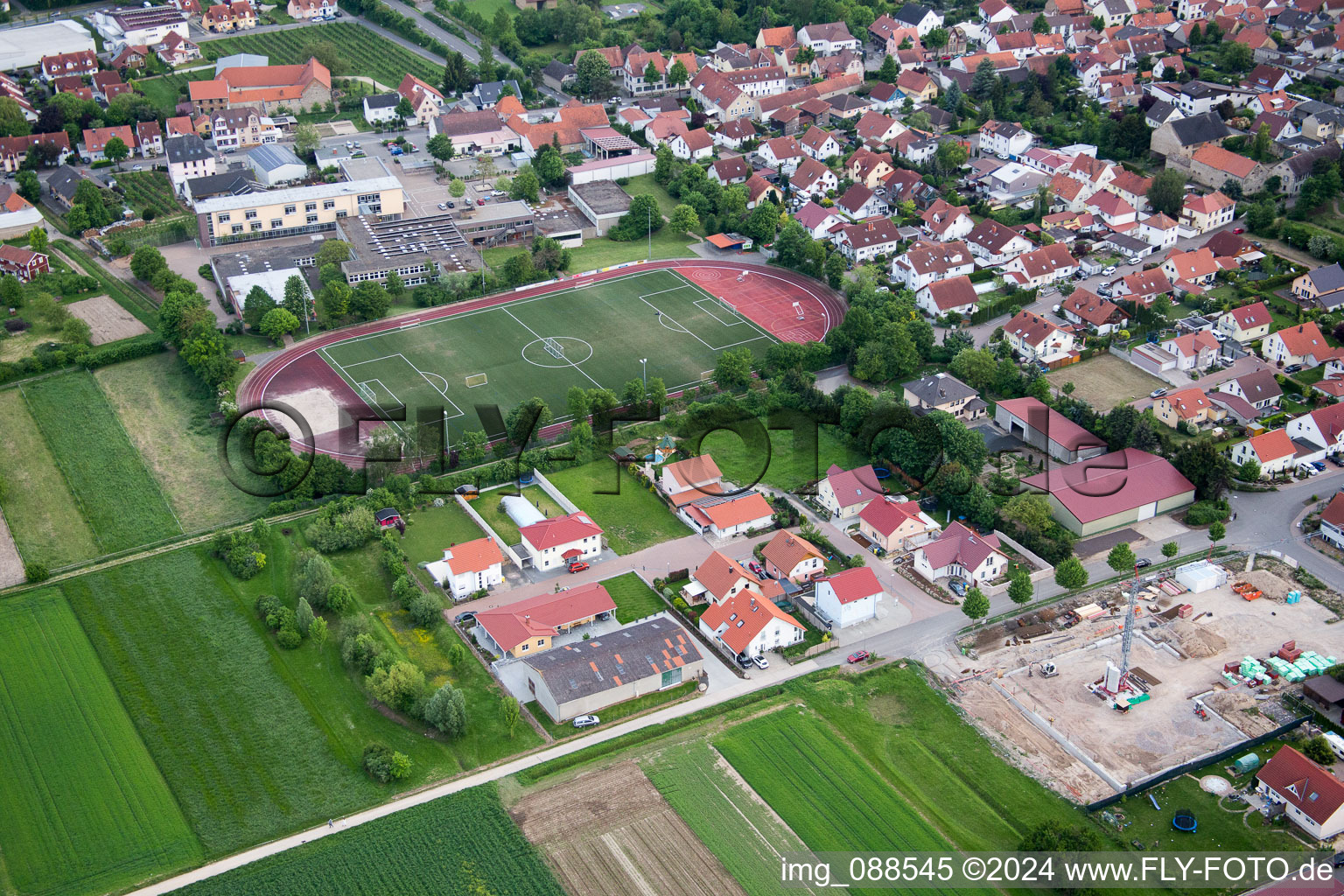 Westhofen in the state Rhineland-Palatinate, Germany out of the air