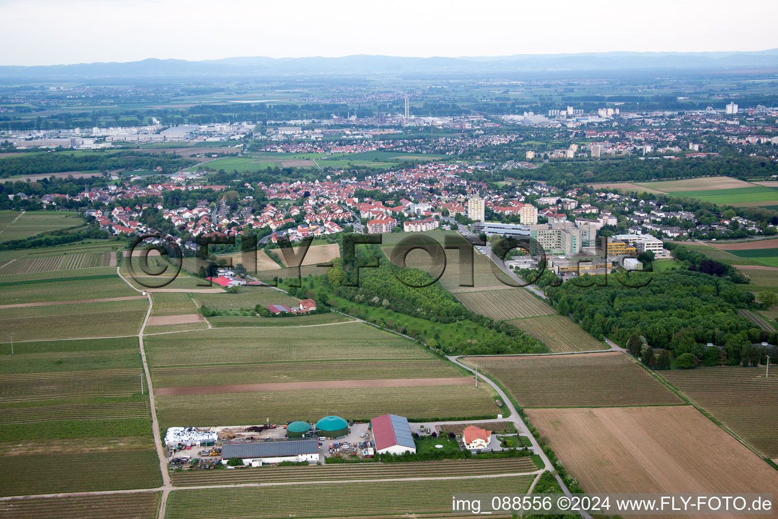 District Herrnsheim in Worms in the state Rhineland-Palatinate, Germany