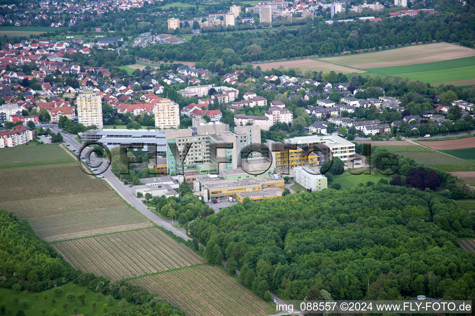 Clinic in the district Herrnsheim in Worms in the state Rhineland-Palatinate, Germany